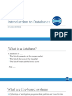 Introduction To Databases: By: Aisha Batool