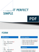 Present Perfect Simple: PT Study