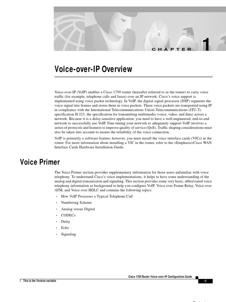 VoIP Overview From Cisco | PDF | Voice Over Ip | Quality Of Service