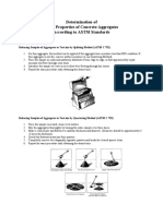 Determination of Some Properties of Concrete Aggregates According To ASTM Standards