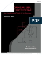 De La Forme Au Lieu + de La Tectonique