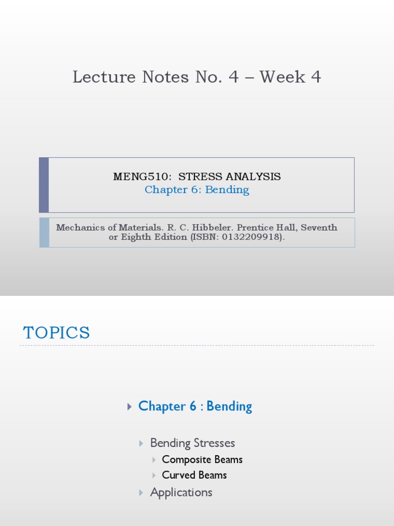 Bending Stress Analysis in Composite Beams | PDF | Bending | Beam ...