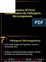 Prevention of Food Contamination by Pathogenic Microorganisms