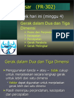 4 Gerak Dalam 2 Dimensi