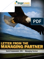Letter From The Managing Partner - March 2010