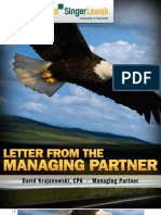 Letter From The Managing Partner - Mar 2009