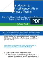 Learn the Basic Fundamentals of AI in Software Testing