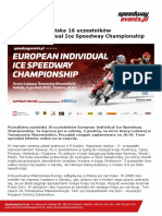 Lista Startowa European Individual Ice Speedway Championship 2021 - Informacja Prasowa