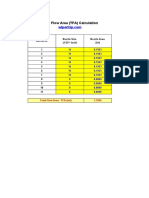 Total Flow Area - TFA - Calculation DD