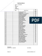 Daftar Nilai Dikjasor Kls 8 2021