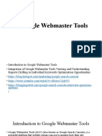 4.google Webmasters Tools