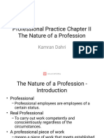 Professional Practice Chapter II