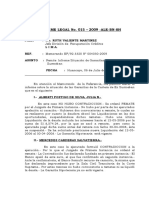 INF. LEGAL N° 015-2009 para Créditos.-G.Hipot.