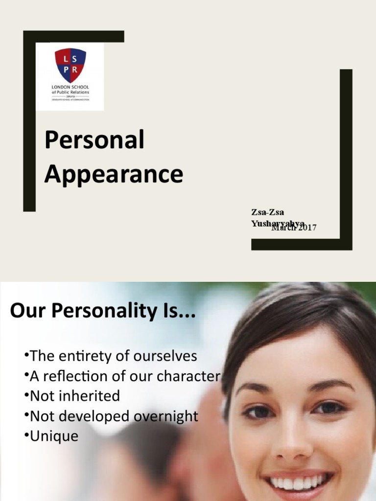 Importance of Personal Appearance | PDF