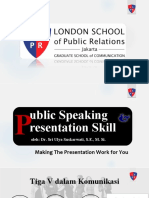 Public Speaking & Presentation Skill 8 (22 Mei 2019)