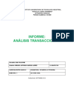 Informe Iv Analis - Transac