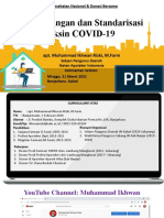 Pengembangan Dan Standarisasi Vaksin COVID-19