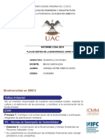 Plan de Gestion de La Biodiversidad CERRO VERDE