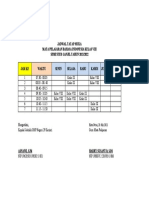 Jadwal Tatap Muka Bahasa Indonesia