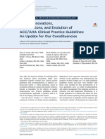 Recent Innovations, Modifications, and Evolution of ACC/AHA Clinical Practice Guidelines: An Update For Our Constituencies