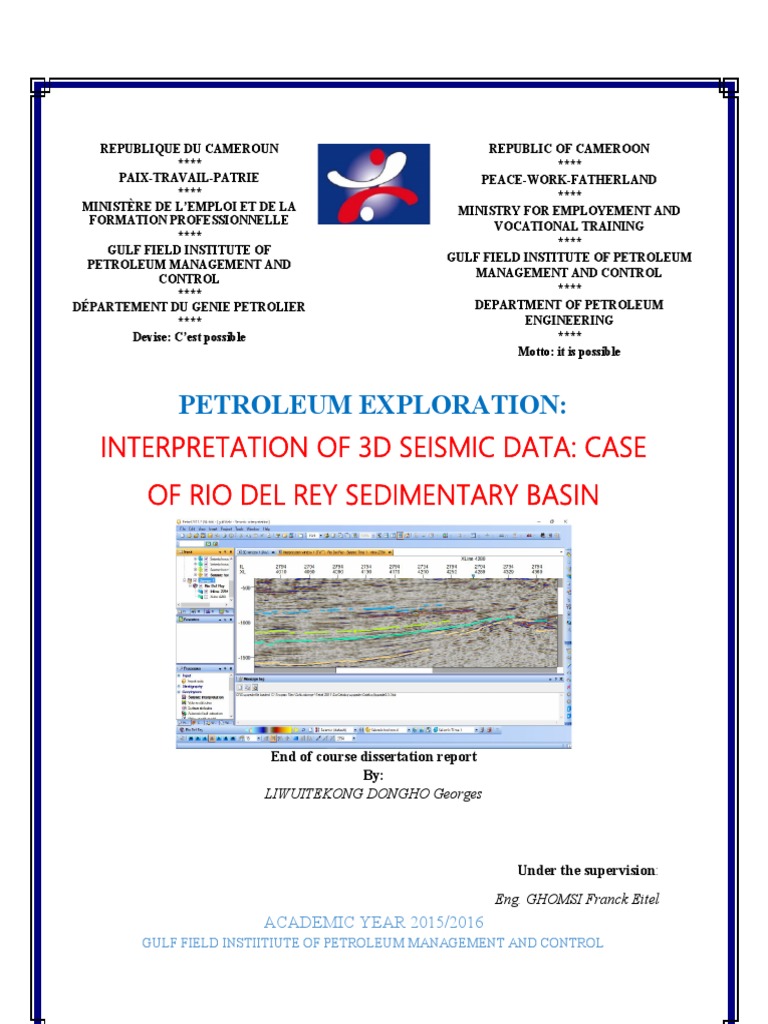 3d Seismic Data Interpretation Horizons Pdf Sedimentary Basin