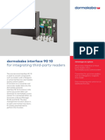 Factsheet Dormakaba Interface 9010 en PDF Data