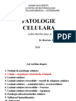 Patologie Celulara - 2 - Celula - Organizare Si Functii