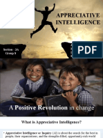 Appreciative Intelligence: BY-Jai Beniwal Khushin Gupta Lakshay Ahuja Kabir Behl Section - 3A Group 8