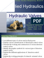 Applied Hydraulics: Hydraulic Valves