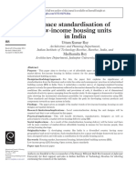 Space Standardisation of Low-Income Housing Units in India: Ijhma 9,1