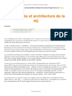Generalites Et Architecture de La 4G
