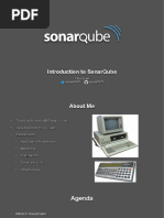 Introduction To Sonarqube: Chris Vogel Cjvogel1972 Cjvogel1972