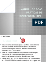 Manual de Boas Práticas de Transporte
