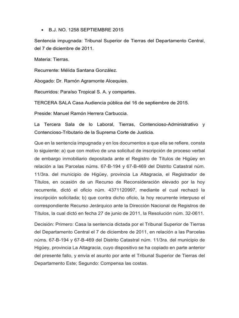 Sentencias | PDF | Sentencia (ley) | Conceptos legales