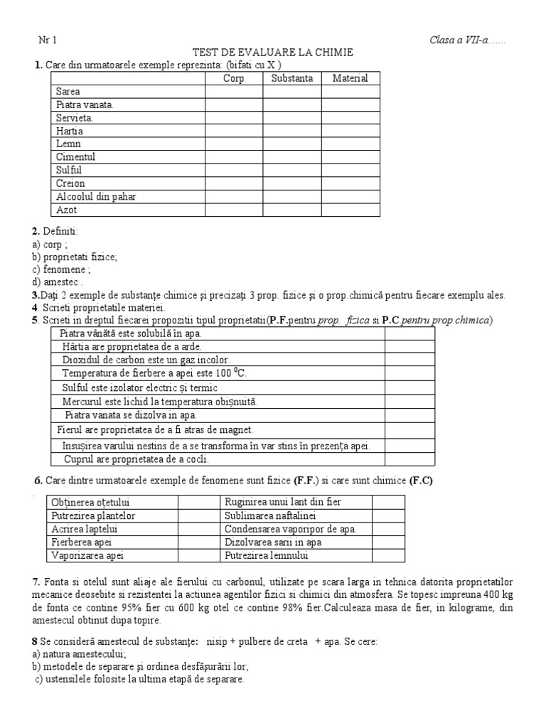 Test U1 | PDF