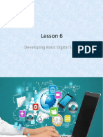 Lesson 6: Developing Basic Digital Skills