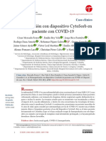 Hemoperfusión con dispositivo CytoSorb en paciente con COVID-19