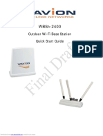 Wbsn-2400: Outdoor Wi-Fi Base Station Quick Start Guide