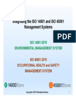 Integrating The ISO 14001 and ISO 45001 Management Systems