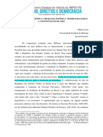 COSTA, Hilton. Antes Da Lei A Política Cidadania Política, Teorias Raciai e A Constituição de 1891