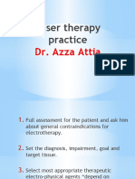 Laser Therapy Practice: Dr. Azza Attia