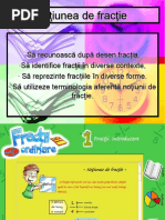 Fracții Numarator Si Numitor | PDF