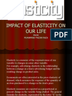 Impact Of Elasticity on our life