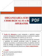 1a Organizarea Serviciului Chirurgical Si A Blocului Operator LP Amg Si MG