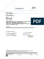 Type Approval Certificate: Nord-Lock AB
