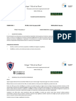 PLANIFICACIÓN DIDÁCTICA 10 Al 21 de Junio