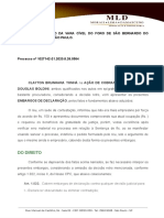 Embargos de declaração para suprir omissão sobre gratuidade da justiça