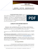 Recurso contra decisão que negou gratuidade de justiça