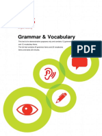 Aptis Grammar and Vocabulary Demo Test PP