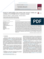 Psychiatry Research: Sandra E.H. Oliveira, Helena Carvalho, Francisco Esteves